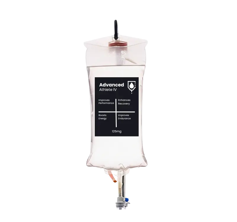 Advanced Athlete IV Treatment bag with vitamins and electrolytes