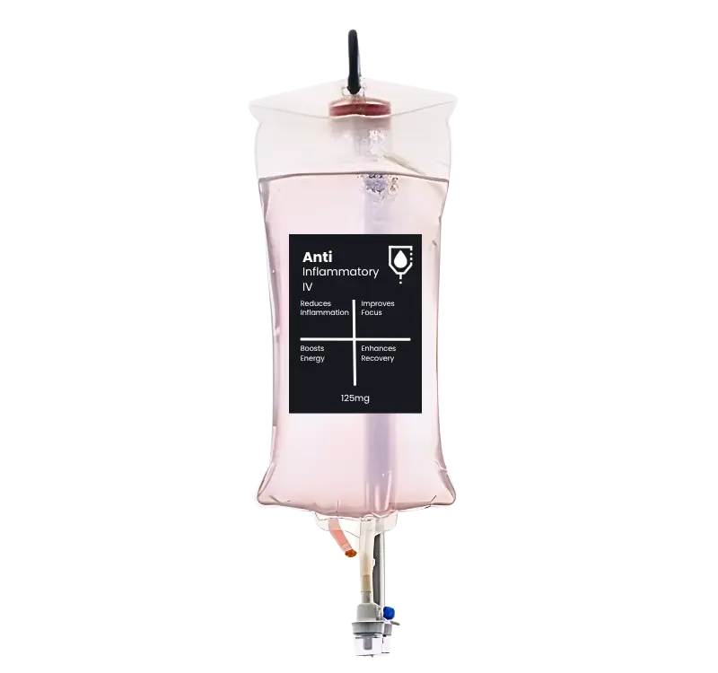 Anti-Inflammatory IV Treatment bag with vitamins and electrolytes